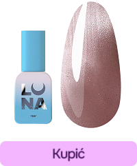 Lakier hybrydowy LUNA Cat Eye №207 różowy beż 13 ml